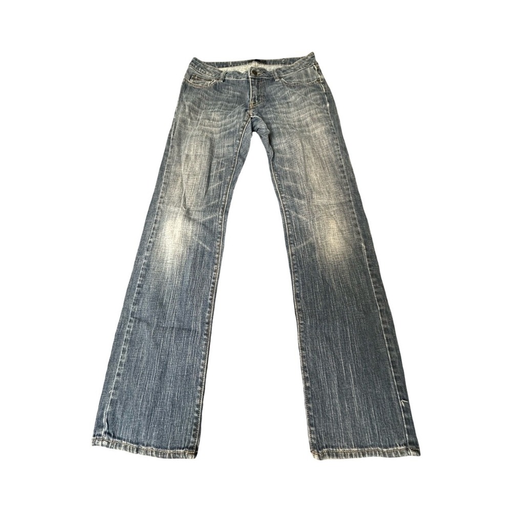 Banana Republic Jeans Womens 8 Blue Bootcut Stretch Faded Casual Y2K Denim